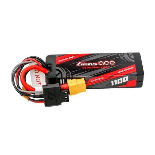 Lipo Gens ace G-Tech 1100mAh 11.1V 3S1P 60C GRP-76 keménytokos akkumulátor XT60 dugóval