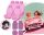 A Legrózsaszínebb Csajos Autó Szett: Full Pink Üléshuzat, Rózsaszín Gumiszőnyeg , Szőrös Rózsaszín Kormányvédő