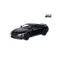 Makett autó, 1:38, BMW M8 Competition Coupe, fekete