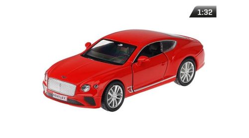 Makett autó, 1:32, Bentley Continental GT, piros