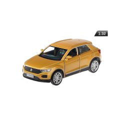 Makett autó, 1:32, Volkswagen T-ROC, sárga