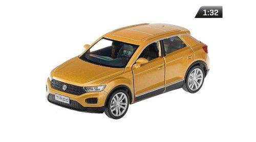 Makett autó, 1:32, Volkswagen T-ROC, sárga