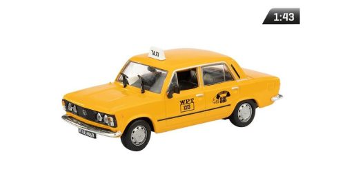 Makett autó, 1:43 Fiat 125p, sárga