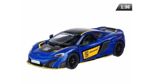 Makett autó, 1:36, McLaren 675LT, kék