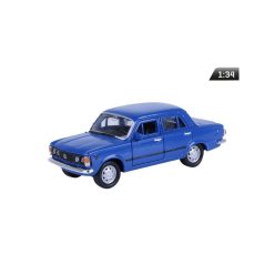 Makett autó, 1:34, PRL FIAT 125p, sötétkék