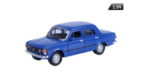 Makett autó, 1:34, PRL FIAT 125p, sötétkék