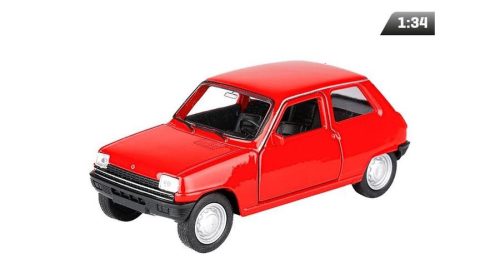 Makett autó, 1:34, Renault 5, piros