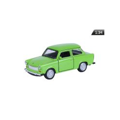 Makett autó, 1:34, PRL 601 Trabant, zöld (A83953)