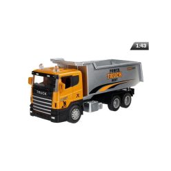 Makett autó, 1:43, Scania billencs, narancs-szürke