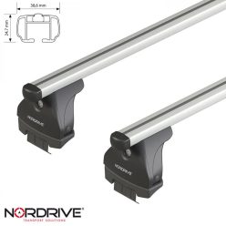 Renault Modus 2004 - 2013 - Nordrive tetőcsomagtartó (alu)