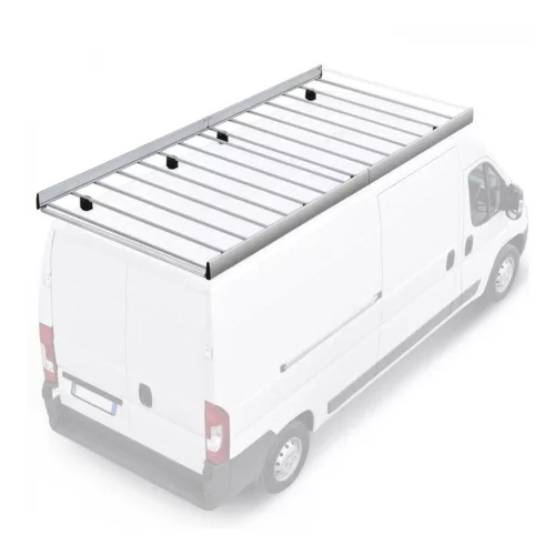 Tetőkosár Nissan Interstar Furgon L3/H2 2002 - 2010 - Nordrive tetőcsomagtartó (alu)