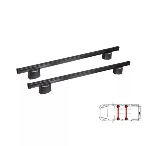 Iveco Daily 3520 - 3520L - 4100 - 4100L  /H2 2014 - most - Nordrive tetőcsomagtartó (acél)