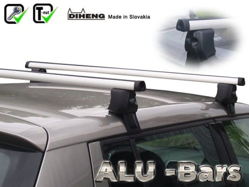 Skoda Fabia II Kombi 2007 - 2015 - DIHENG tetőcsomagtartó (alu)