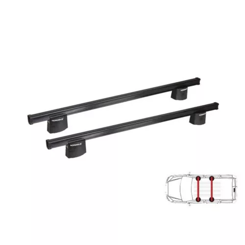 Peugeot Partner 1996 - 2008 - Nordrive tetőcsomagtartó (acél)