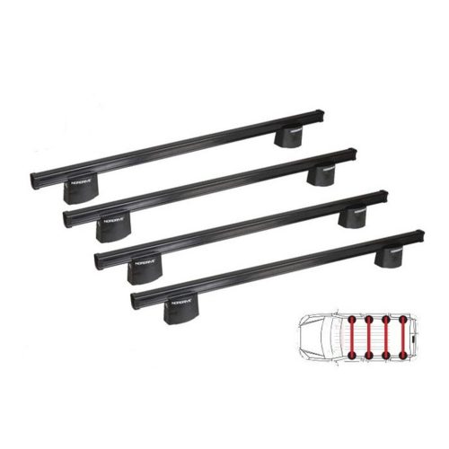 Opel Movano 2010 - 2021 - Nordrive tetőcsomagtartó (acél)