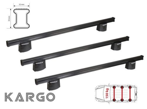 Hyundai H1 2008 - most - Nordrive tetőcsomagtartó (acél)