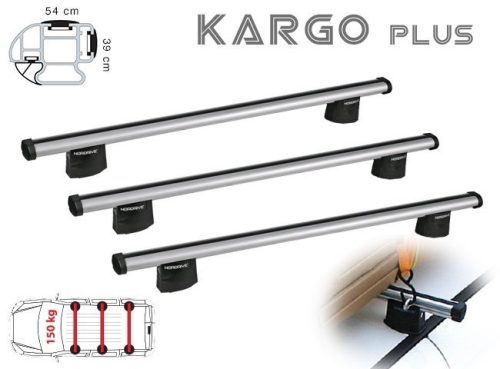 Dacia Logan Furgovan / Logan MCV 2007 - most - Nordrive tetőcsomagtartó (alu)