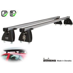   Skoda Fabia sedan (ALU look) 1999 - 2007 - DIHENG tetőcsomagtartó (acél)