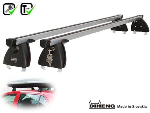 Skoda Fabia 5-ajtós (ALU Look) 1999 - 2007 - DIHENG tetőcsomagtartó (acél)