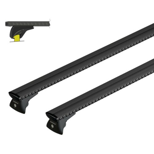 VW ID.4 2020 - most - Nordrive Silenzio Black tetőcsomagtartó (alu)