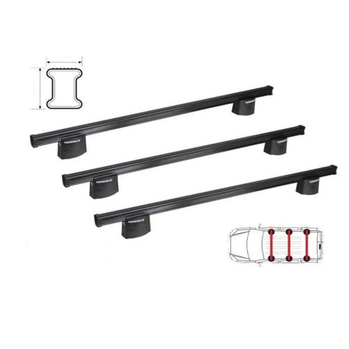 Ford Tourneo Connect - (Rövid tengelytáv) 2022 - most - Nordrive tetőcsomagtartó (acél)