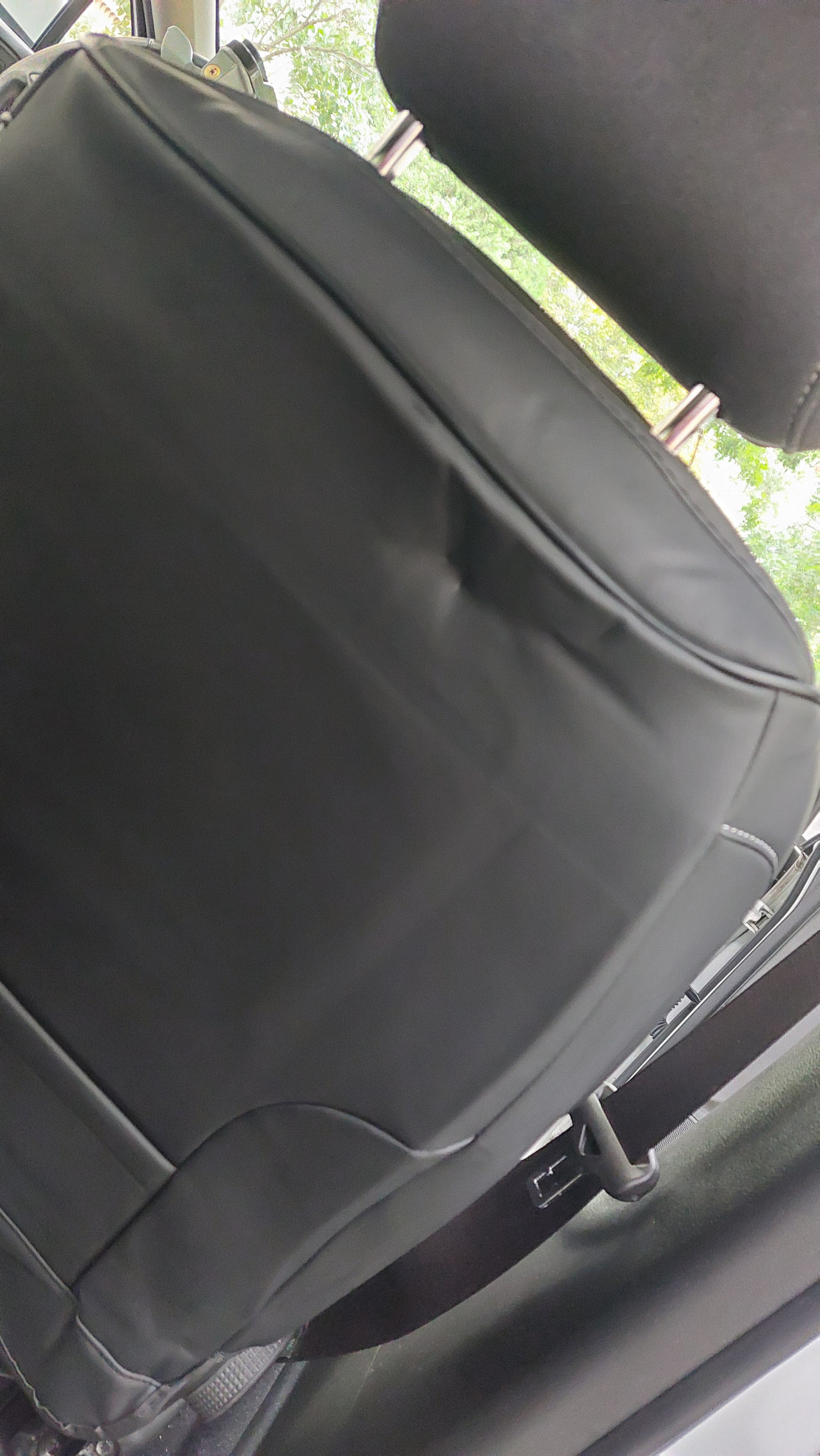   Opel Astra K 2015-Től Morpheus  Bőr/Szövet Méretezett Üléshuzat -Fekete- 2 Első Ülésre
